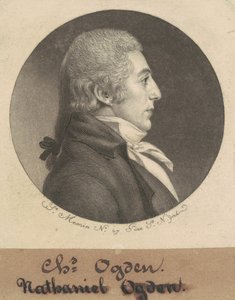 Abraham Ogden, Jr. av Charles B. J. Févret de Saint Mémin