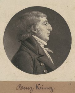 Benjamin King av Charles B. J. Févret de Saint Mémin