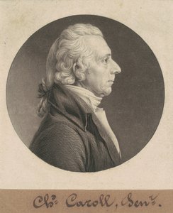 Charles Carroll av Charles B. J. Févret de Saint Mémin