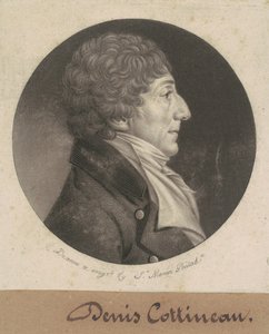 Dennis Nicholas Cottineau av Charles B. J. Févret de Saint Mémin