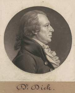 Elisha Cullen Dick av Charles B. J. Févret de Saint Mémin