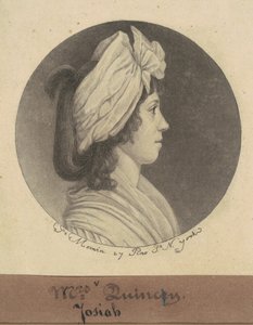 Eliza Susan Morton Quincy av Charles B. J. Févret de Saint Mémin