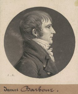 James Barbour av Charles B. J. Févret de Saint Mémin