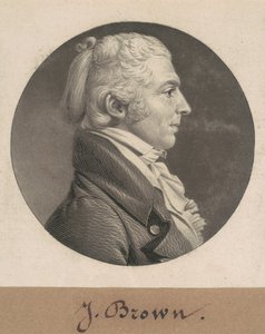 James Brown, sr. av Charles B. J. Févret de Saint Mémin