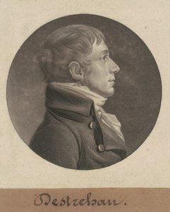 Jean Noel Destrehan av Charles B. J. Févret de Saint Mémin