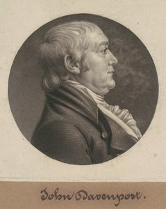 John Davenport av Charles B. J. Févret de Saint Mémin