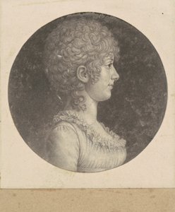 Margaret Polk av Charles B. J. Févret de Saint Mémin