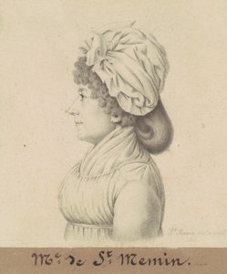 Marie-Victoire Févret av Saint-Mémin av Charles B. J. Févret de Saint Mémin