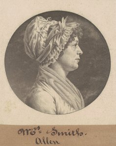 Fru Smith av Charles B. J. Févret de Saint Mémin