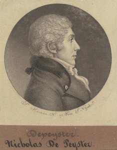 Nicholas de Peyster, Jr. av Charles B. J. Févret de Saint Mémin