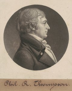 Philip Rootes Thompson av Charles B. J. Févret de Saint Mémin