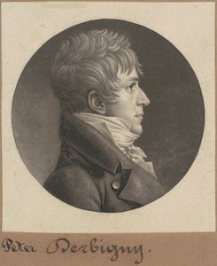Pierre Auguste Charles Bourguignon Derbigny av Charles B. J. Févret de Saint Mémin