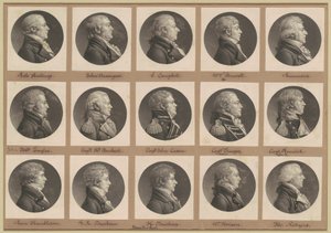 Saint-Mémin samling av portretter, gruppe 34 av Charles B. J. Févret de Saint Mémin