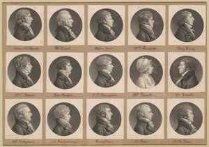 Saint-Mémin samling av portretter, gruppe 35 av Charles B. J. Févret de Saint Mémin