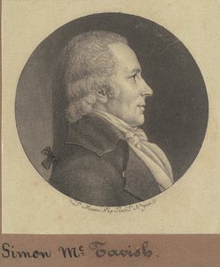Simon McTavish av Charles B. J. Févret de Saint Mémin