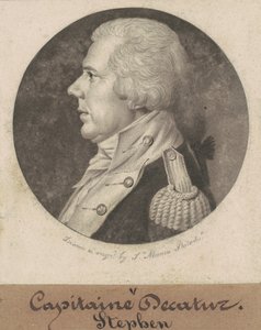 Stephen Decatur, sr. av Charles B. J. Févret de Saint Mémin