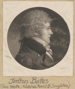 Tarlton Bates av Charles B. J. Févret de Saint Mémin