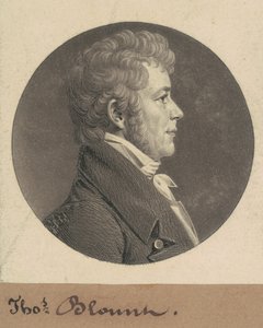 Thomas Blount av Charles B. J. Févret de Saint Mémin