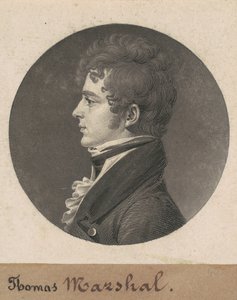 Thomas Marshall av Charles B. J. Févret de Saint Mémin