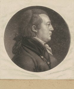 Uidentifisert mann av Charles B. J. Févret de Saint Mémin