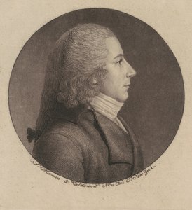 Uidentifisert mann av Charles B. J. Févret de Saint Mémin