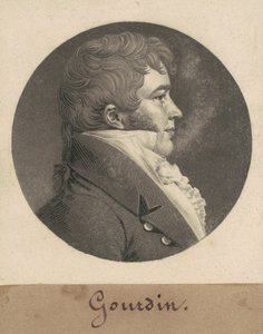 Uidentifisert mann av Charles B. J. Févret de Saint Mémin