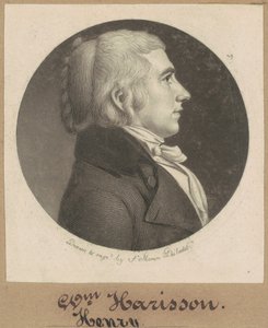 William Henry Harrison av Charles B. J. Févret de Saint Mémin