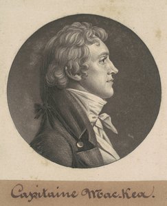 William McRea av Charles B. J. Févret de Saint Mémin