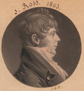 J. Ross av Charles Balthazar Julien Févret de Saint-Mémin