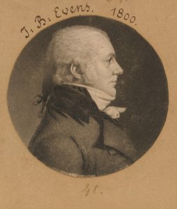 John B. Evens av Charles Balthazar Julien Févret de Saint-Mémin