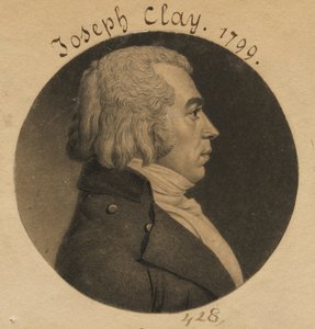 Joseph Clay av Charles Balthazar Julien Févret de Saint-Mémin