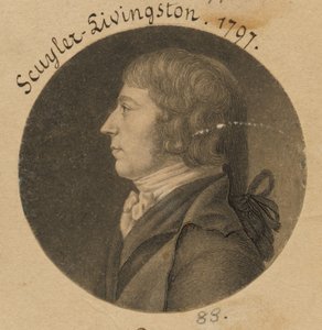 Peter Schuyler Livingston av Charles Balthazar Julien Févret de Saint-Mémin