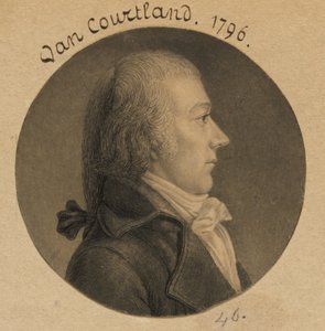 Pierre Van Cortlandt av Charles Balthazar Julien Févret de Saint-Mémin