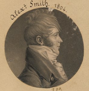 Muligens Alexander Smith av Charles Balthazar Julien Févret de Saint-Mémin