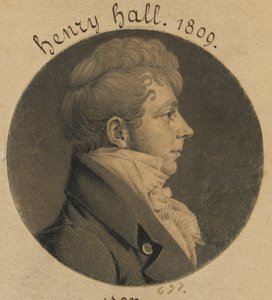 Muligens Henry Hall eller Sutton Hall av Charles Balthazar Julien Févret de Saint-Mémin