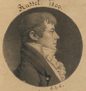 Muligens Nathaniel Russell eller J. Dawson av Charles Balthazar Julien Févret de Saint-Mémin