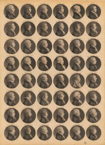 Saint-Mémin, folio 11 av Charles Balthazar Julien Févret de Saint-Mémin