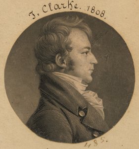 Thomas Weston Thompson av Charles Balthazar Julien Févret de Saint-Mémin