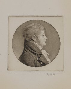 Dommer Joseph Hopper Nicholson av Charles Balthazar Julien Févret de Saint-Mémin