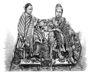 Prinsessen av Bhopal, India, 1895.