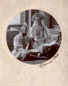 Storhertug Alexander Mikhailovich og storhertuginne Xenia Alexandrovna av Russland, 1903