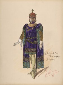 Philip the Good, Duke of Burgundy, kostymedesign for Jeanne d
