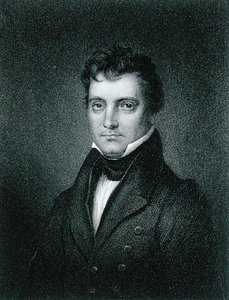 Josiah Stoddard Johnson (1784-1833) gravert av James Barton Longacre (1794-1869) (gravering)