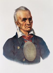 Red Jacket, Seneca War Chief, 1828, illustrasjon fra 
