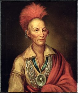 Portrett av Black Hawk (1767-1838) av Homer Henderson ca. 1870