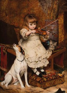 Den lille fiolinisten, 1887.