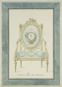 Throne Design for Catherine Palace i Tsarskoye Selo, 1780-tallet av Charles Cameron