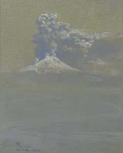 En regnskur av aske ved Ottaviano, 14. april 1906