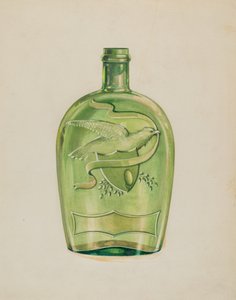Brennevinsflaske av Charles Caseau