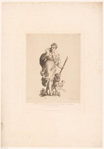 Diana na de jacht Fragment av dekorasjonen på speil på badet til H.M. Keiserinnen på Elysée-palasset (tittel på objekt) Modern Etchings: Original and Unpublished (serietittel)